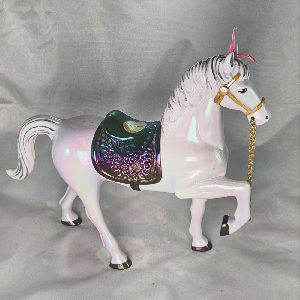 Ringling Bros Greatest Show On Earth Circus Horse Iridescent Plastic Toy 10"